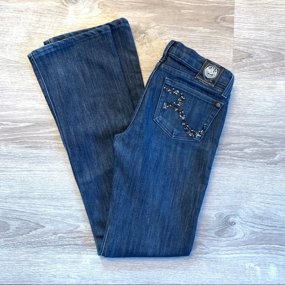 Rock & Republic Rhinestone Kasandra Bootcut Jeans